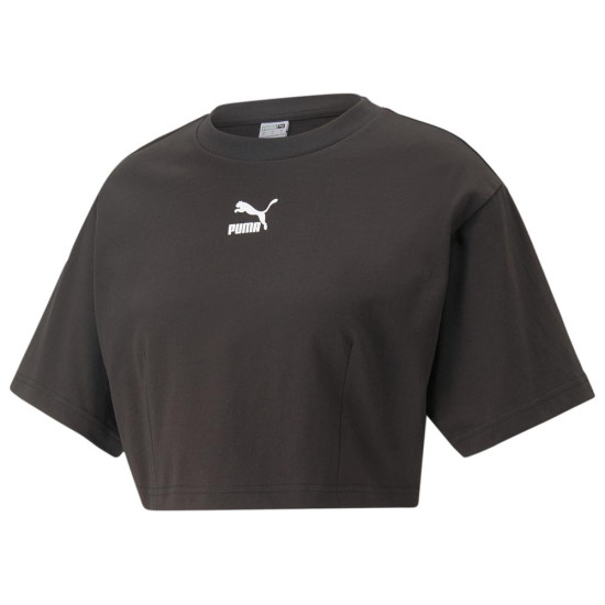 Puma Γυναικεία κοντομάνικη μπλούζα Dare To Cropped Relaxed Tee Puma Γυναικεία κοντομάνικη μπλούζα Dare To Cropped Relaxed Tee